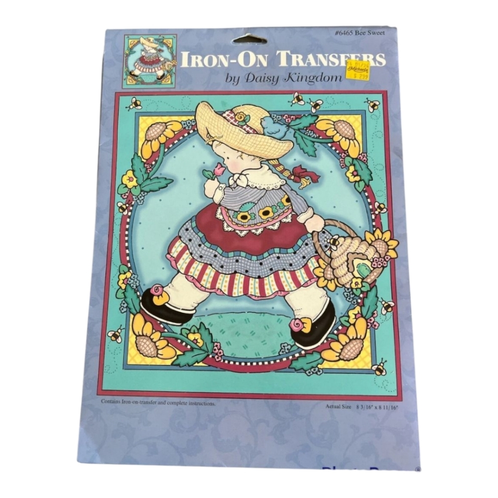 Daisy Kingdom Iron-On Transfers Bee Sweet 90s Vintage New‎
